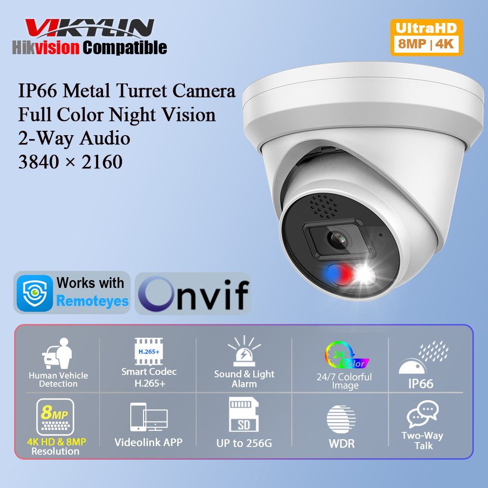 Vikylin 4K 8MP Alarm Full Colo - Home Improvement Noise incelemesi ve fiyatı
