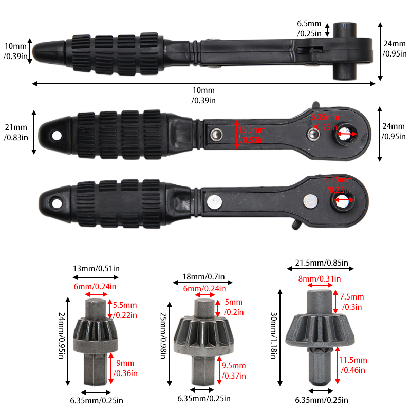 Black H-Shaped Drill Chuck Rat - Home Improvement Items incelemesi ve fiyatı