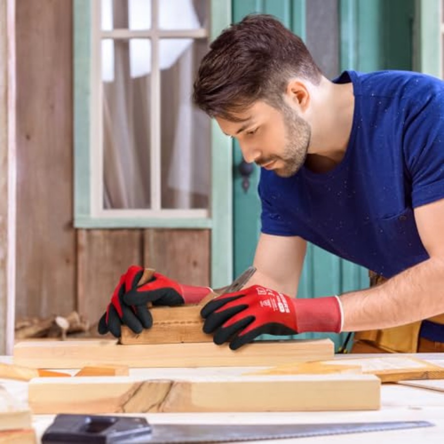 Work Gloves, 12 Pairs MicroFoa - Home Improvement Man incelemesi ve fiyatı