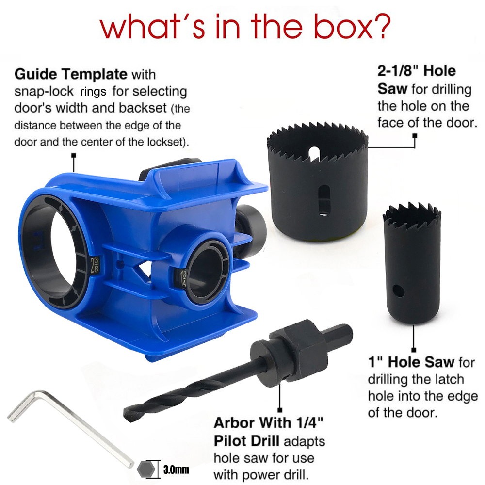 Door Lock Installation Kit, Wo - Home Improvement Items incelemesi ve fiyatı
